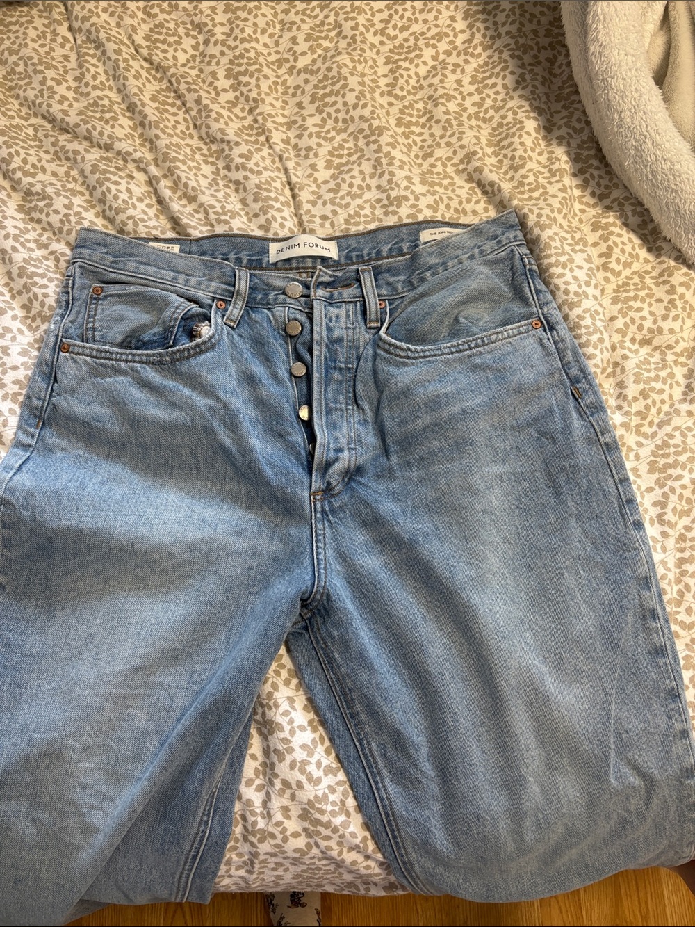Denim Forum Light Blue Relaxed Men's Jeans